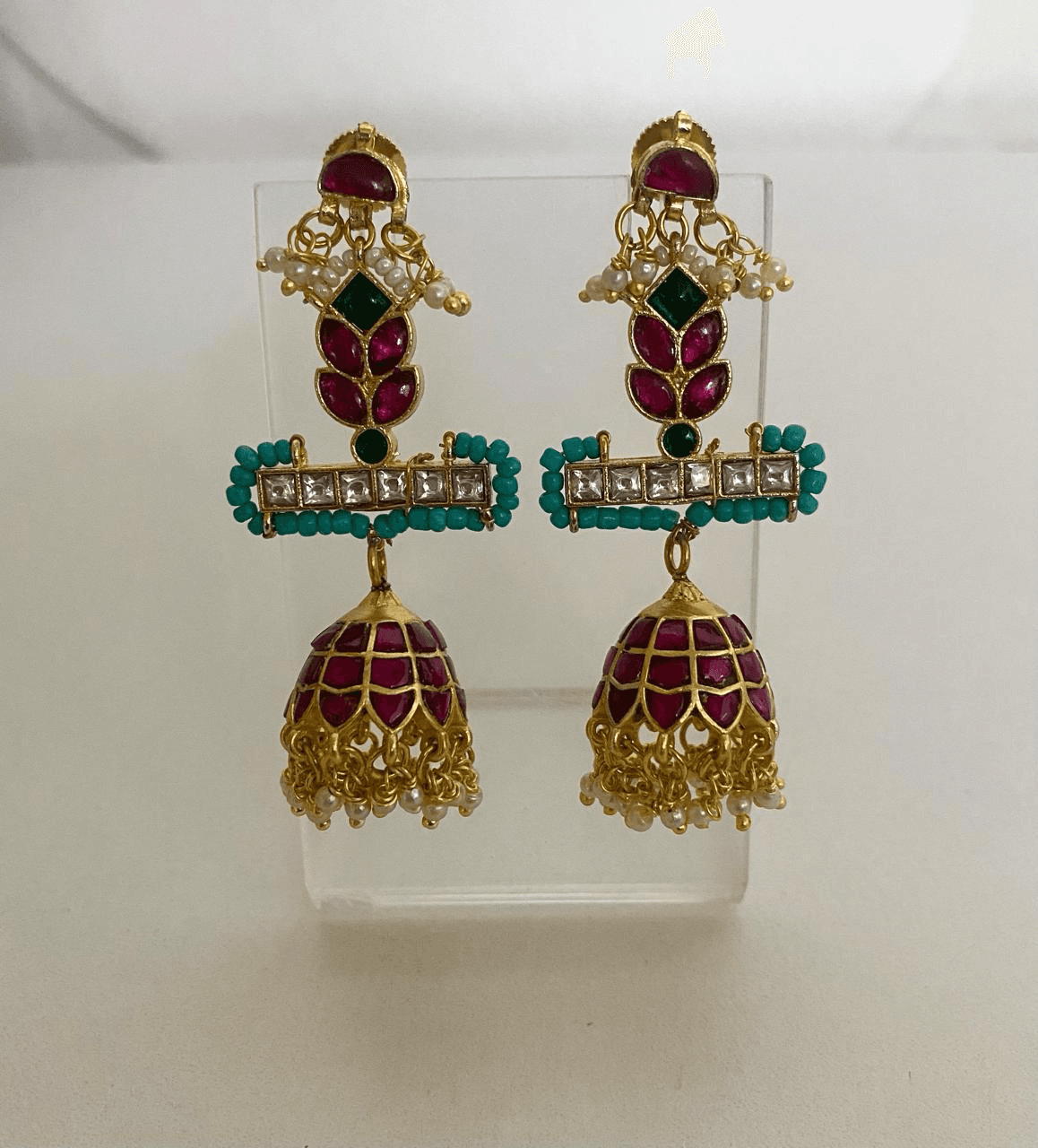 Jadau Drop Earrings